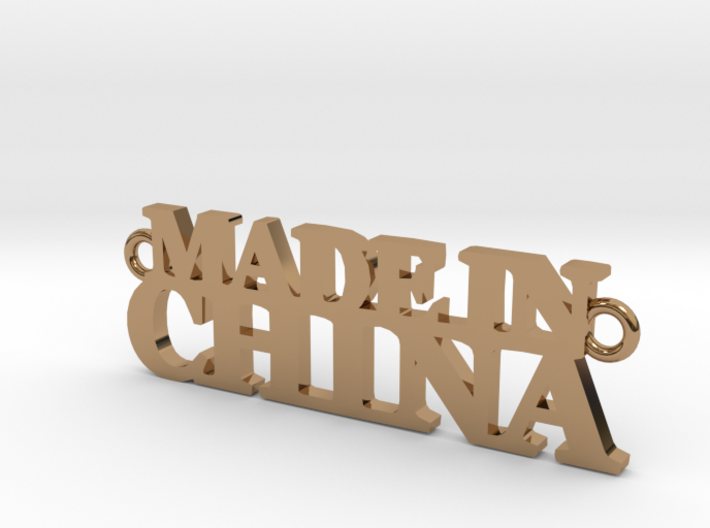 Made in CHINA Pendant 3d printed 