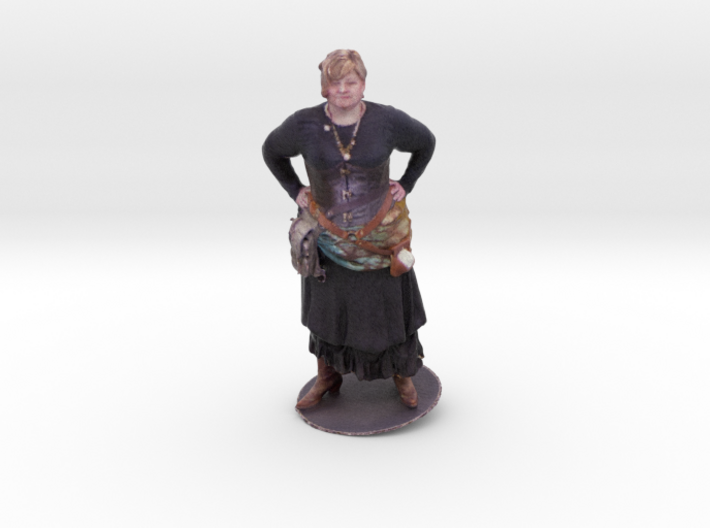 Holly Peck as a Steampunk character 3d printed