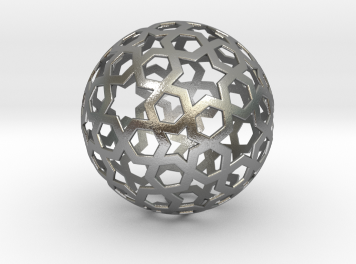 0027 Star Ball (Isotoxal Star Hexagons) 5cm #001 3d printed