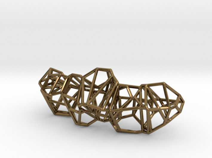Voronoi Framework Pendent 3d printed
