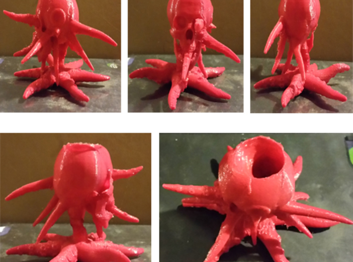 Octo-goblet 3d printed