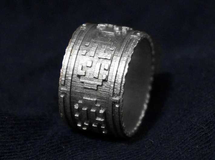 The Wanderer (Ring) 3d printed Silver