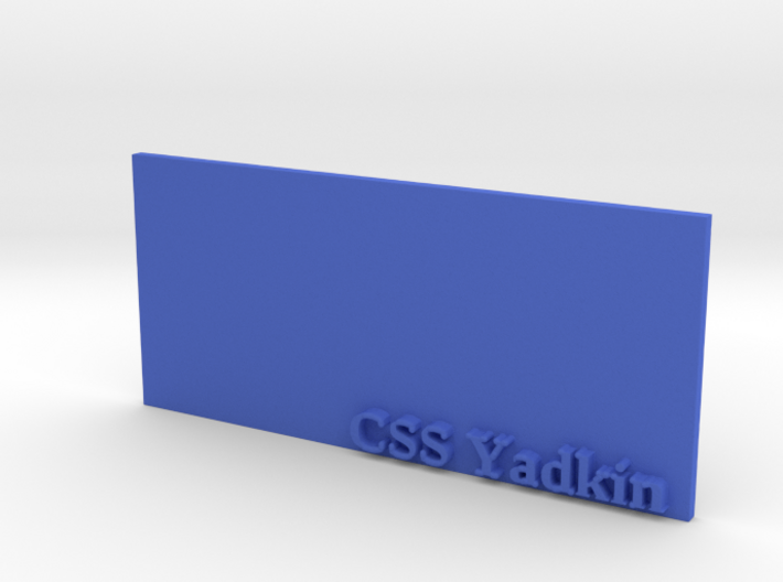 Base for 1/600 CSS Yadkin 3d printed