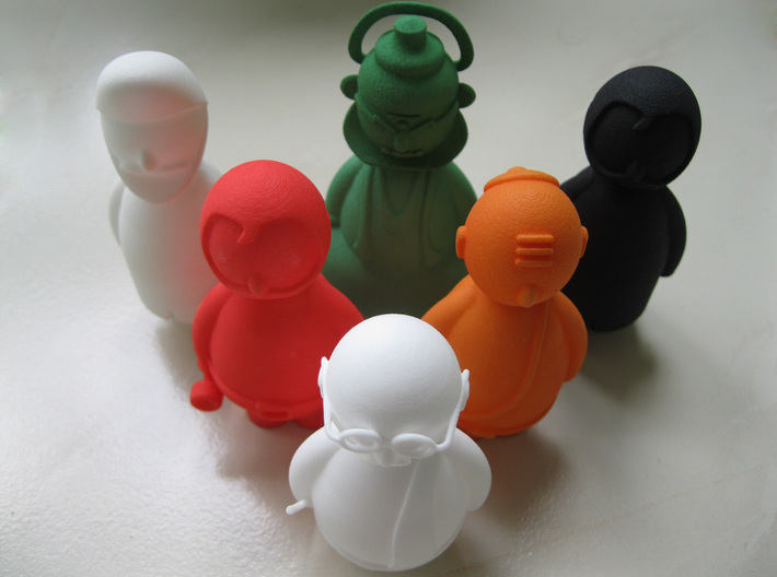 North Indian - Indian-vidual Indian style figurine 3d printed the entire range