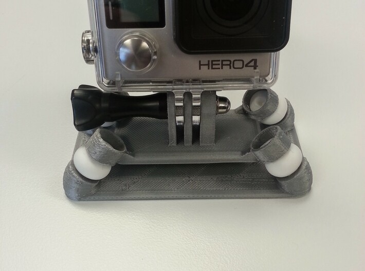 Anti-Vibration GoPro Mount 3d printed A nice compact design.