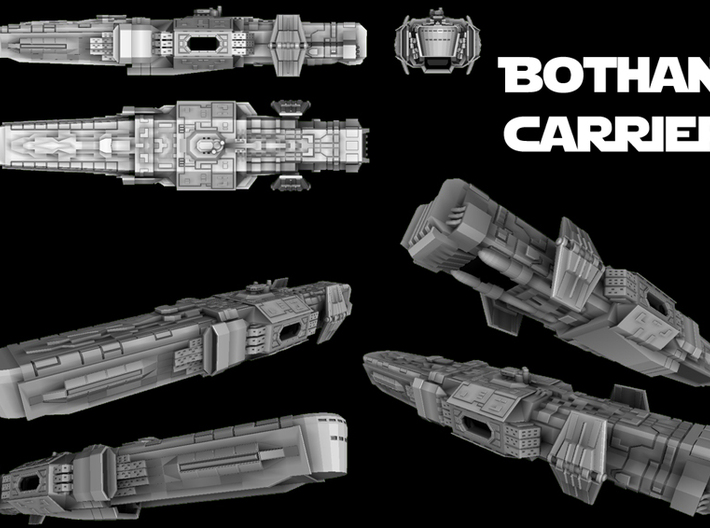 Bothan Carrier 3d printed