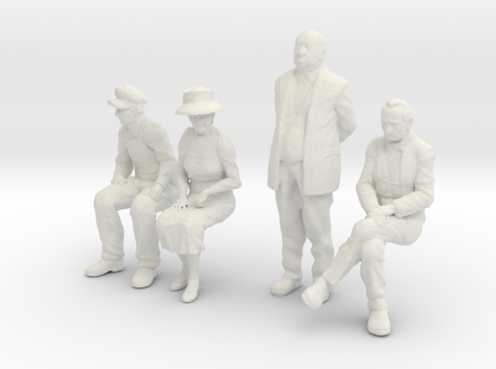 1:29 scale low res passengers 3d printed