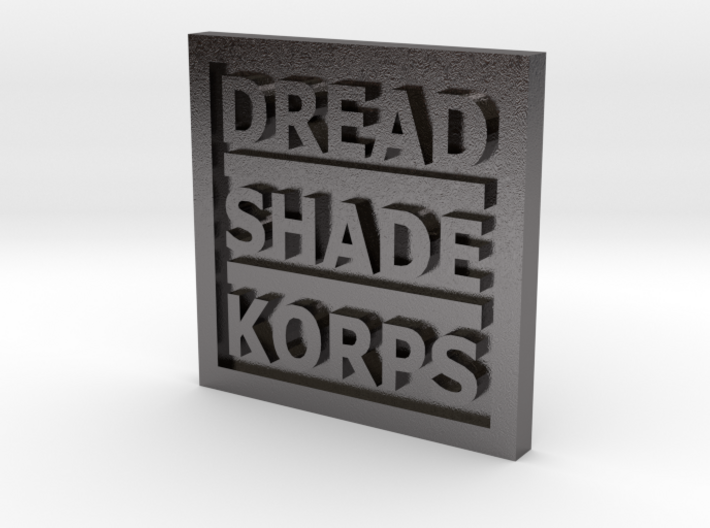 DSK: "Box Logo" Morale Patch 3d printed 