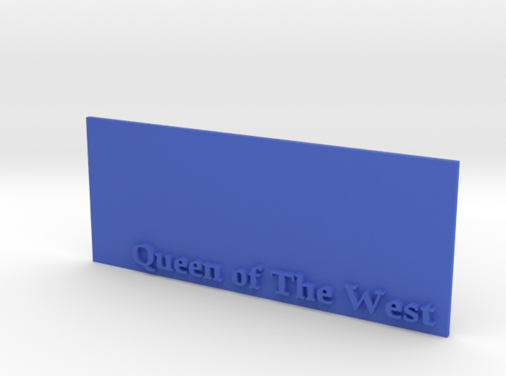 Base for 1/600 Queen Of The West 3d printed