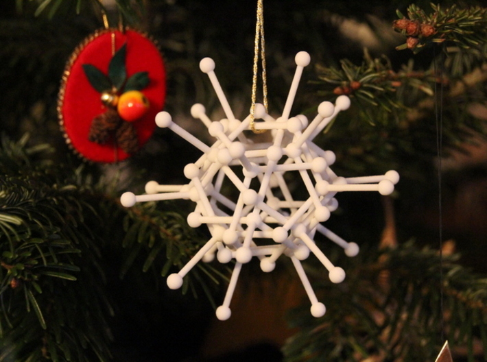 Diamond: Christmas Ornament 3d printed