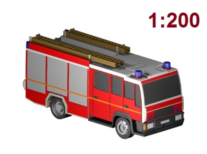 Feuerwehr (LHF) / fire truck (1:200) 3d printed