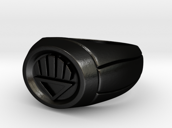 Black Lantern Ring 3d printed