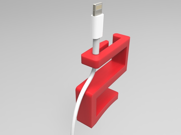 Charger Wire Holder 3d printed 
