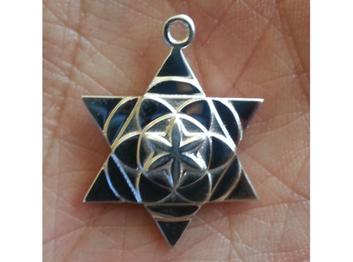 Star Seed Pendant 3d printed