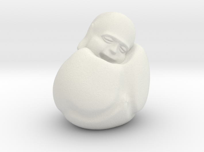 To Sleep Sitting Up Laughing Buddha 3d printed