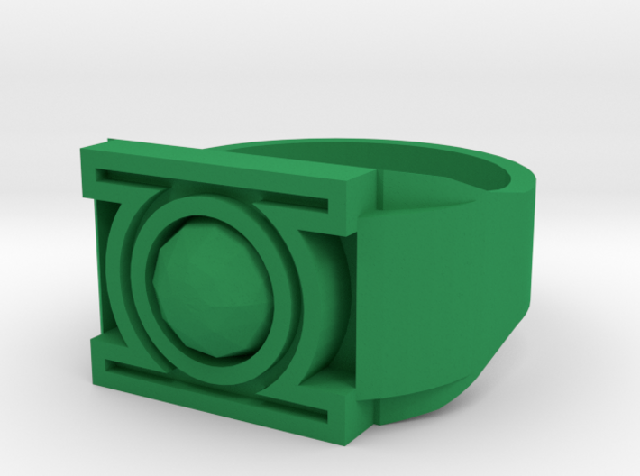 Green Lantern Ring 13 V3 3d printed