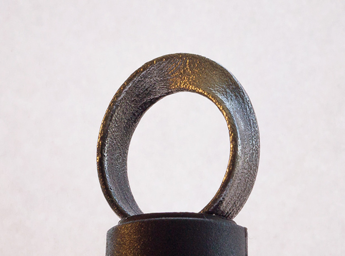 Moebius Ring - reference 3d printed Moebius Ring - steel