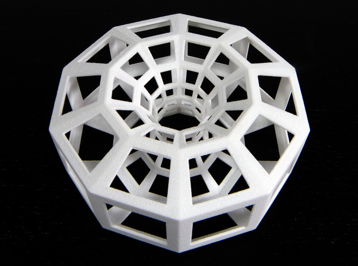 Polygonal torus 3d printed
