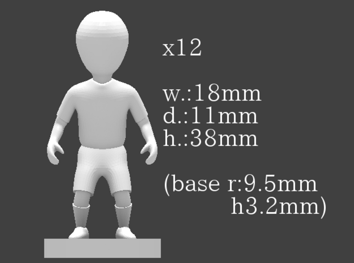 small figures kit for Strategist 3d printed 3d printed figure size 