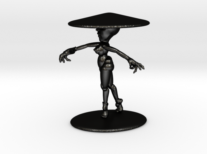 Girl With Hat 3'' 3d printed