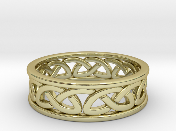 Celtic Ring 8 3d printed