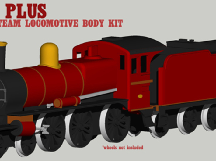 D3 steam loco body kit 3d printed