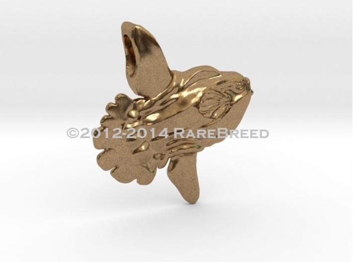 Ocean Sunfish Pendant 3d printed  Sunfish pendant by ©2012-2014 RareBreed