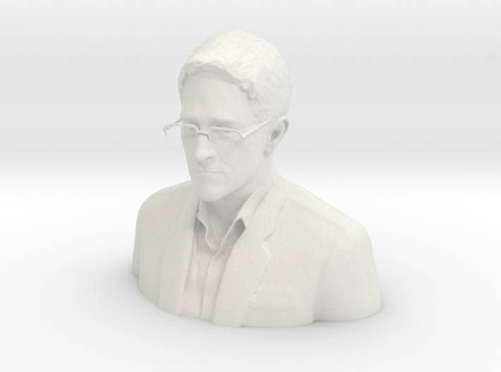 Edward Snowden Desktop Portrait 3d printed