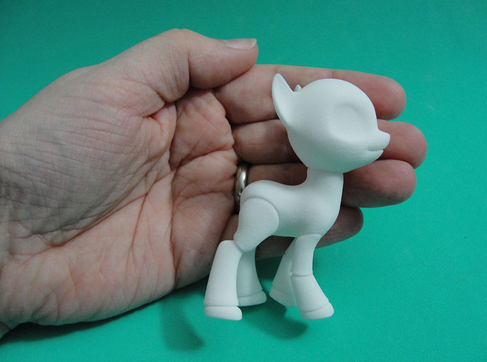Alicorn BJD pony: Small size 3d printed 