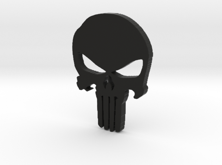 Punisher Pendant 25mm 3d printed