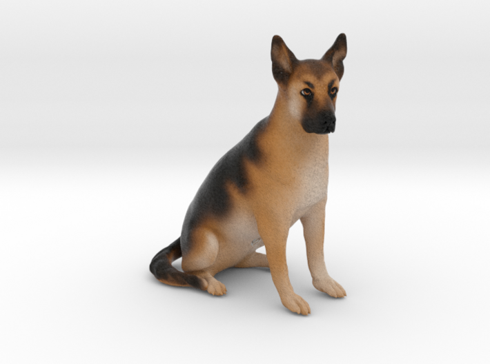 Custom Dog Figurine - Zeke 3d printed