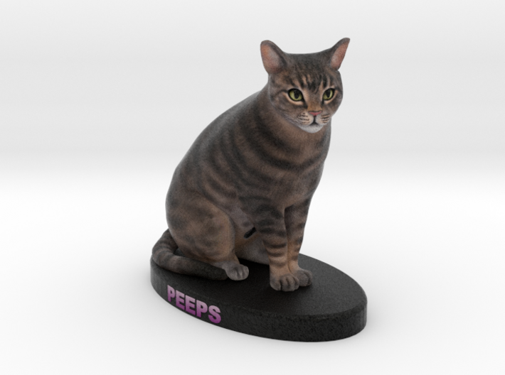 Custom Cat Figurine - Peeps 3d printed