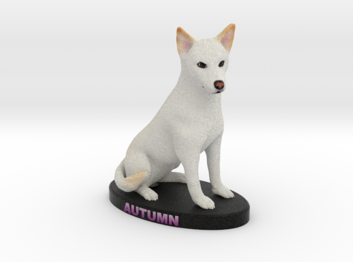 Custom Dog Figurine - Autumn 3d printed
