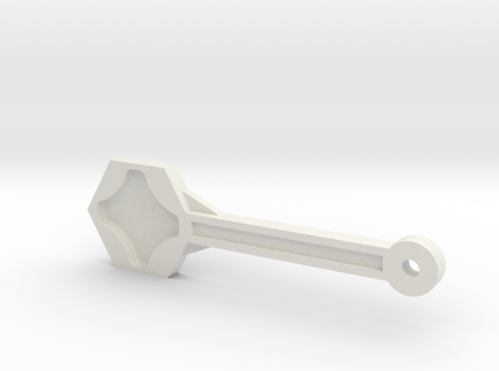 Gopro Screw Knob Wrench W/ KeyChain Loop 3d printed