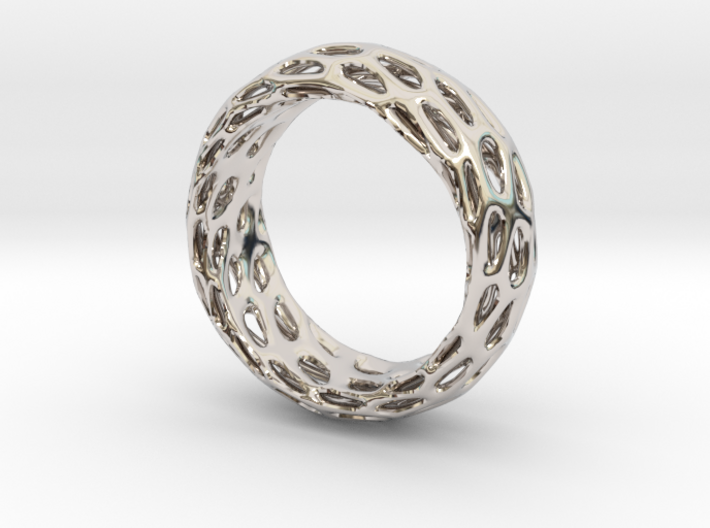 Trous Ring Size 6.5 3d printed