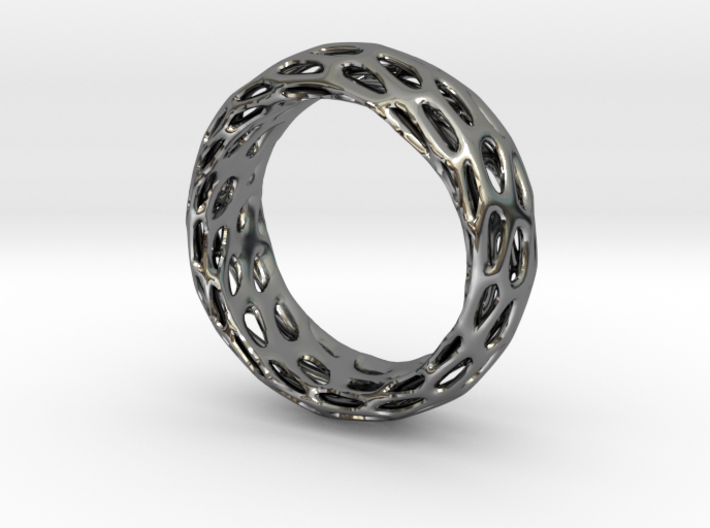 Trous Ring Size 6.5 3d printed
