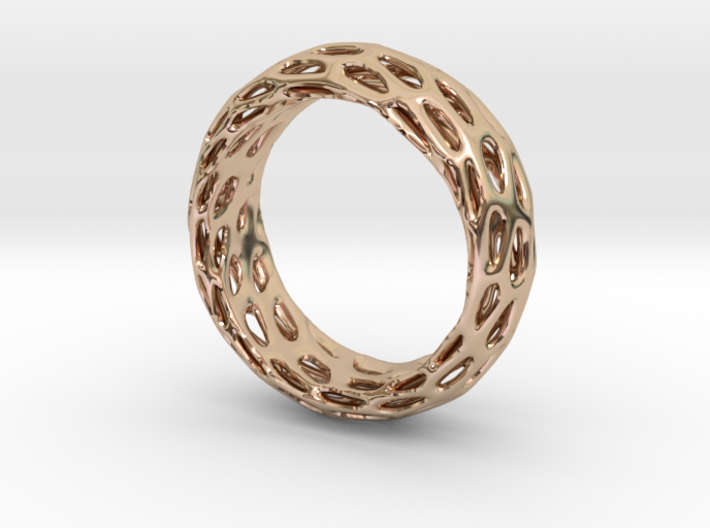 Trous Ring Size 8 3d printed