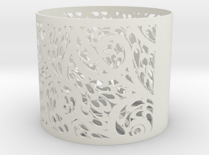Lamp Shade Flora Design 3d printed