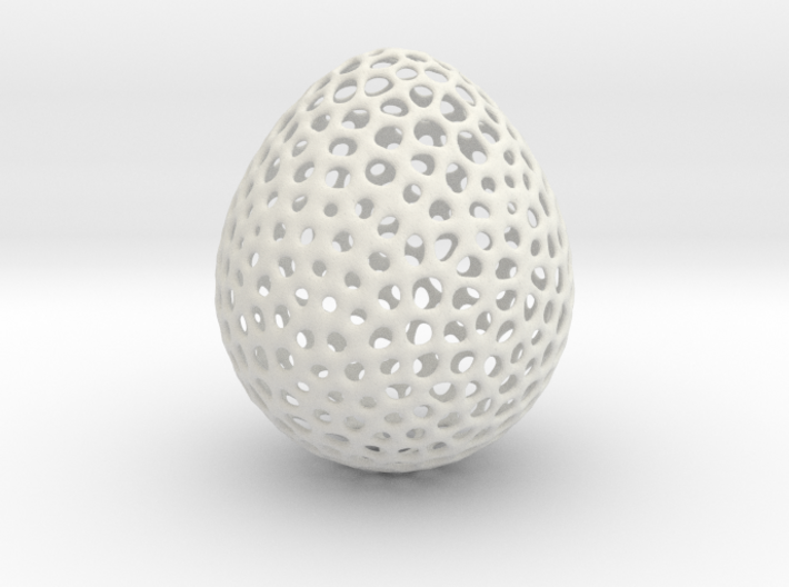 Egg Voronoi Style 5Cm hight 3d printed