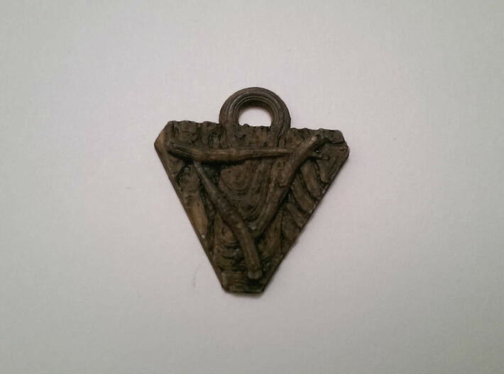 Skaven Shield keychain 3d printed Printed and painted at home