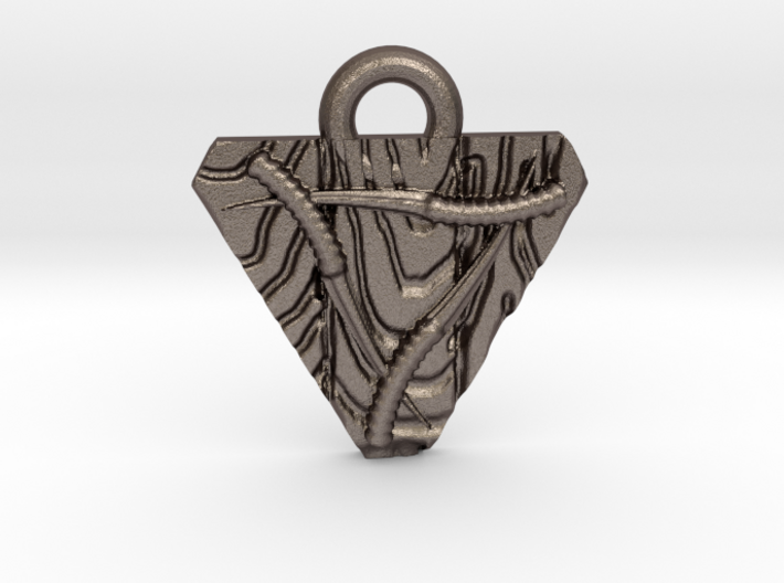Skaven Shield keychain 3d printed
