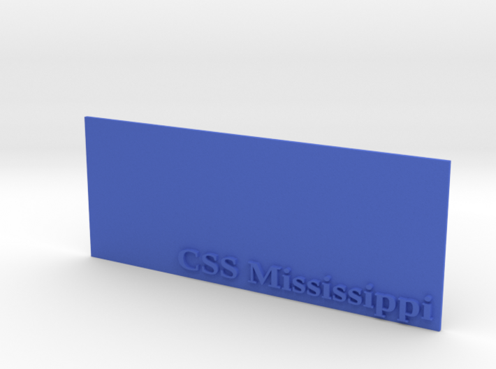 Base for 1/600 CSS Mississippi 3d printed