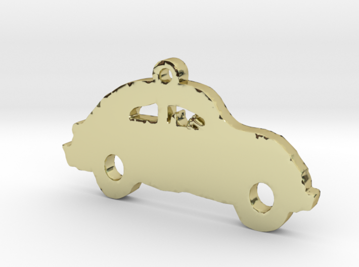 Slugbug Car Necklace Pendant 3d printed