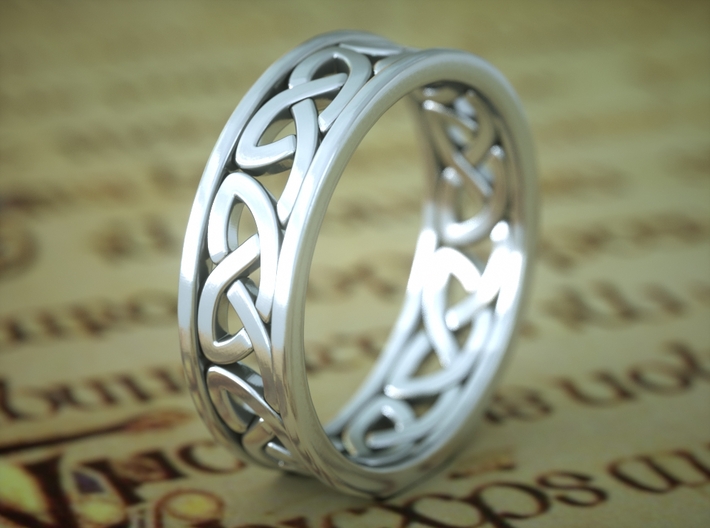 Celtic Ring 8 3d printed