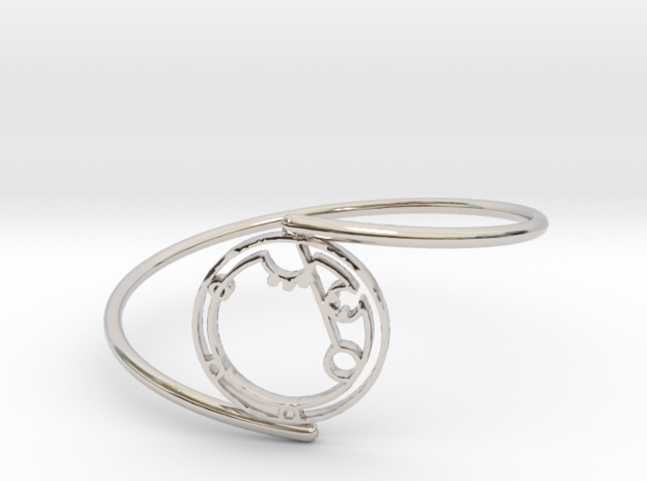 Andrea - Bracelet Thin Spiral 3d printed
