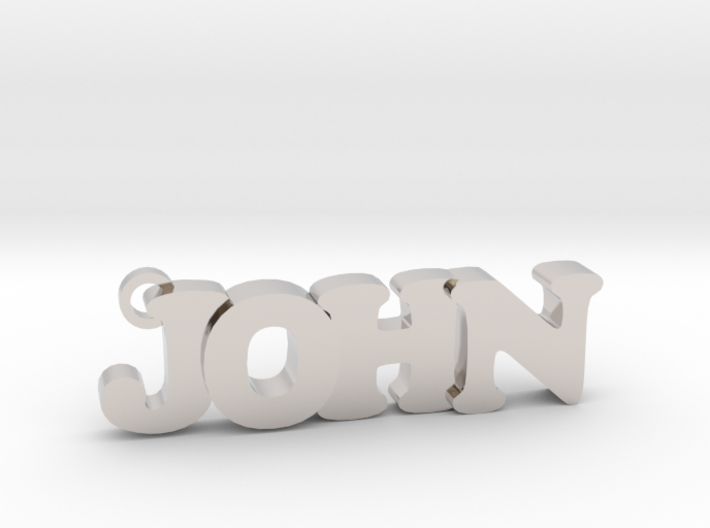 JOHN (Keychain - Pendant) 3d printed