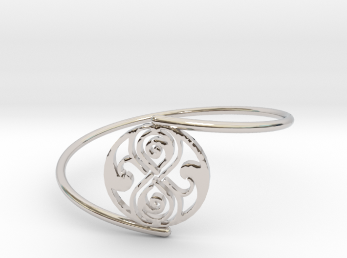 Seal of Rassilon - Bracelet Thin Spiral 3d printed