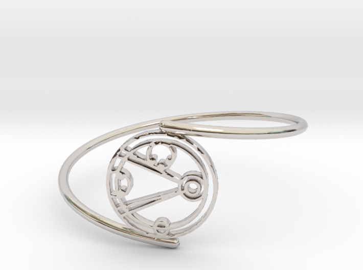 Emily - Bracelet Thin Spiral 3d printed