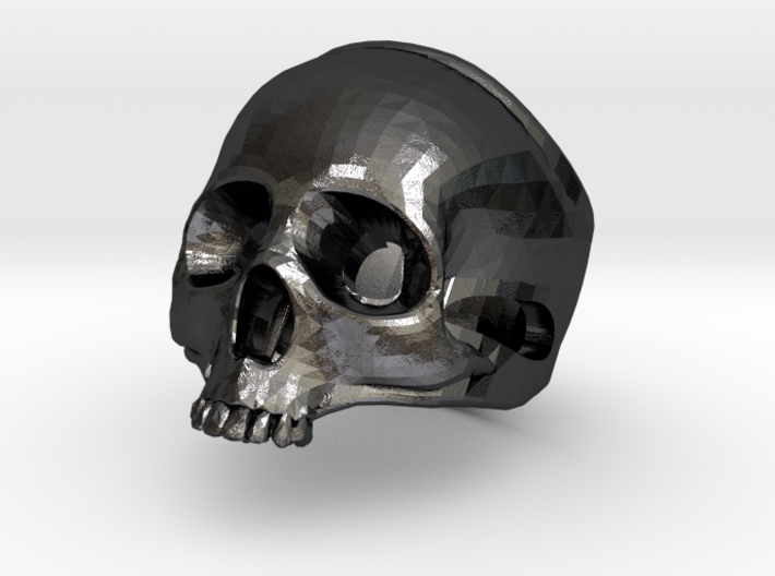 The &quot;Ct Skull Ring&quot; 3d printed