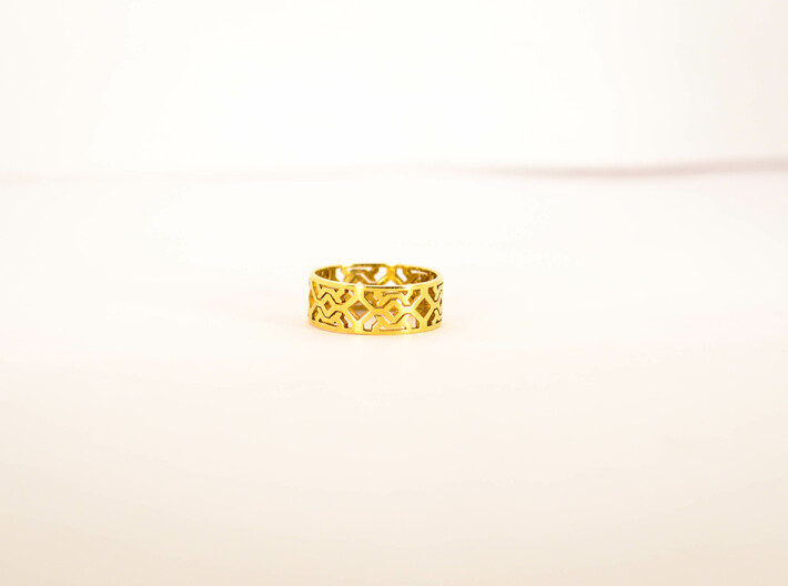 Octal Geometry Ring Size 6 3d printed